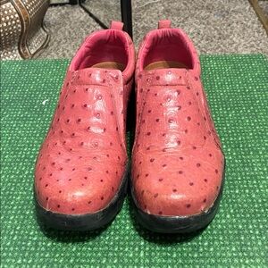 Kids Pink Slip-On Shoes